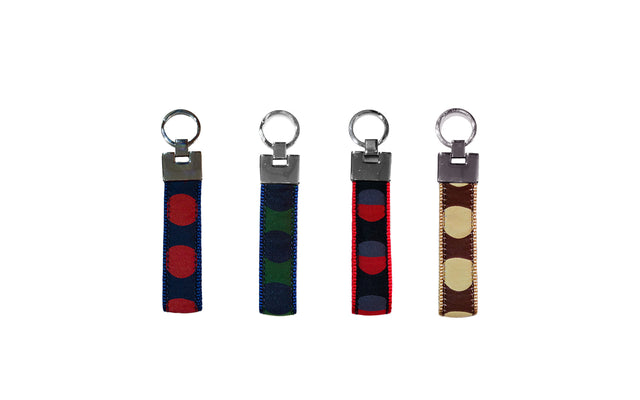 Polka Dot Keyrings